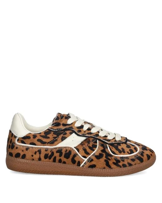 Nokwol Brown August Leopard Lace-Up Trainers