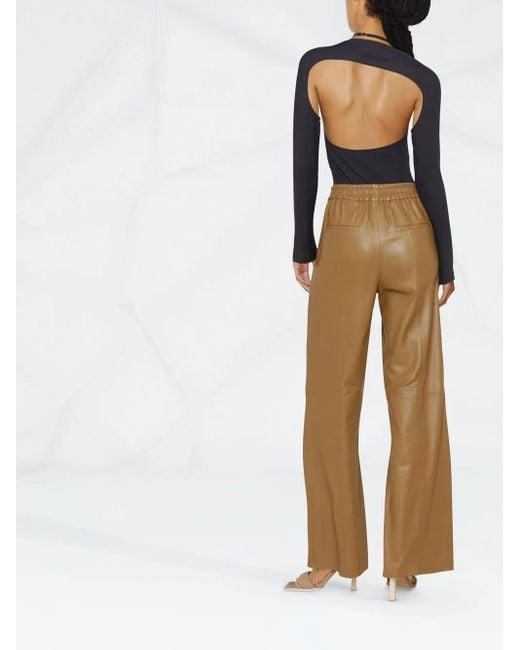 Jacquemus Black Knotted Cut-Out Bodysuit