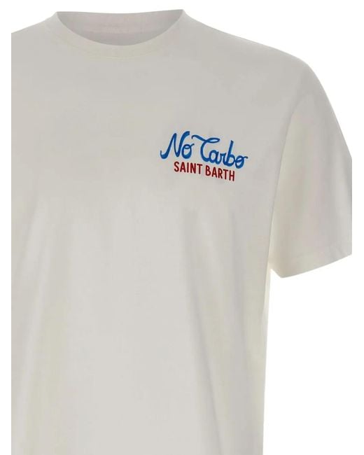 Mc2 Saint Barth White Portland No Carbo T-Shirt for men