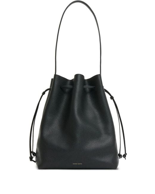 Mansur Gavriel Cabas レザーバケットバッグ Black