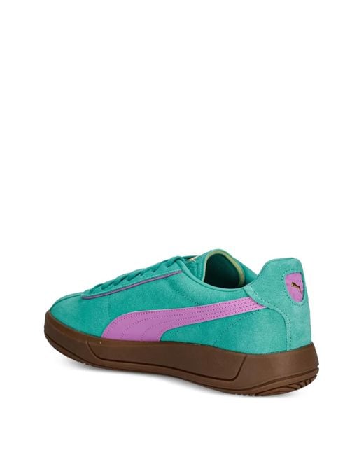 PUMA Green Club Klassika Panelled Sneakers