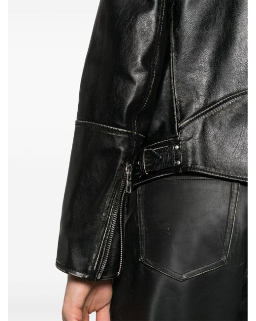 Alexander McQueen Black "essential" Biker Jacket for men