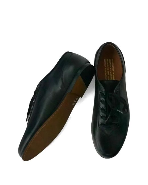 Reproduction Of Found Black Italian Military Oxford Shoes for men