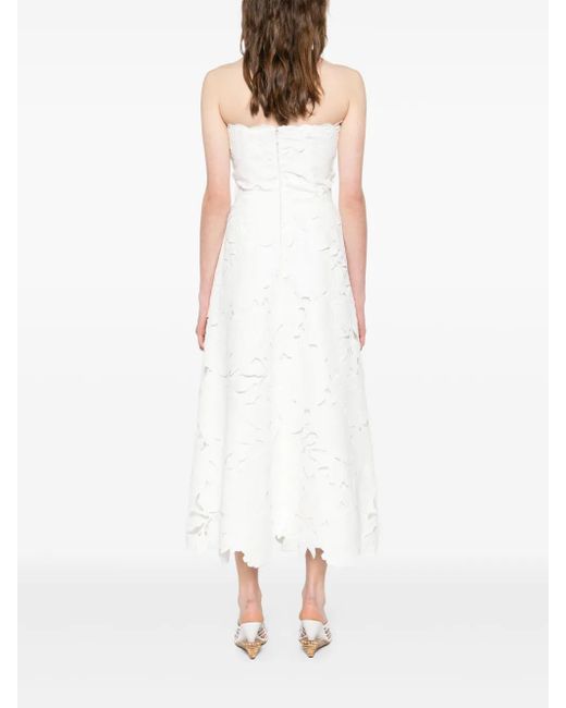 Costarellos Darya Maxi-Jurk in het White