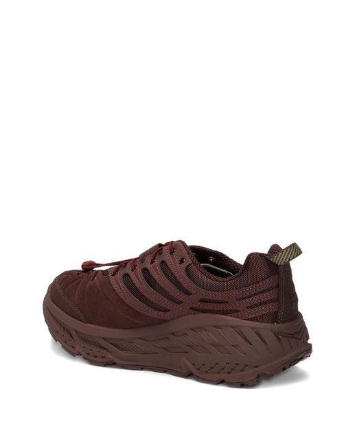 Hoka One One Brown Stinson Evo Og Mesh Trail Running Sneakers