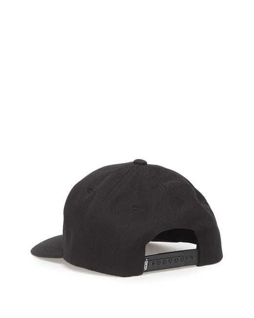 Vans Black Logo-Patch Baseball Cap