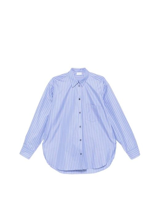 ANDAMANE Blue New Georgiana Stripe Shirt