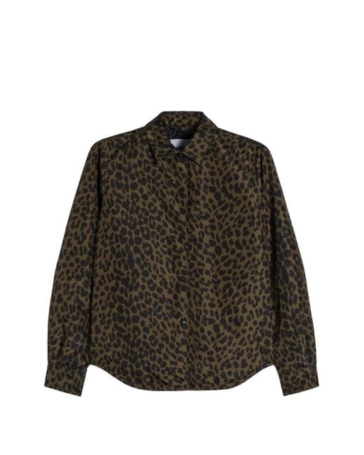 Aspesi Green Glue Button-Front Shirt Jacket