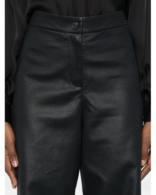 Botsi Gray Button-Fastening Trousers