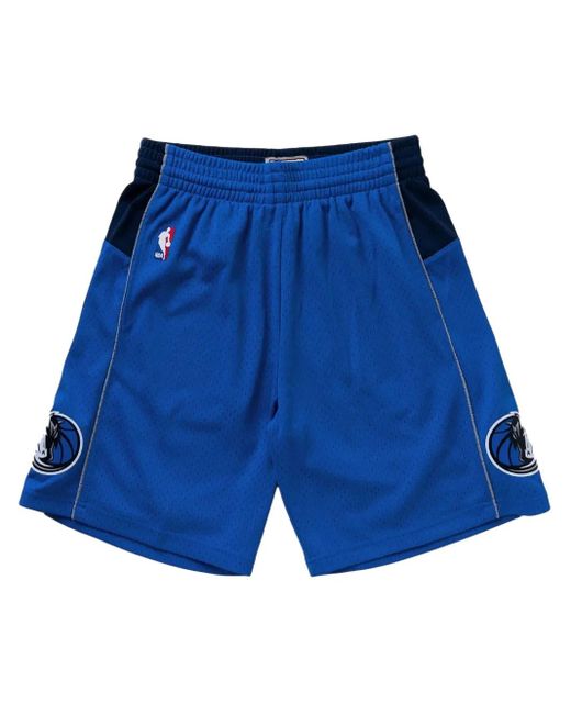 Mitchell & Ness Blue Dallas Mavericks 2010 Swingman Shorts for men