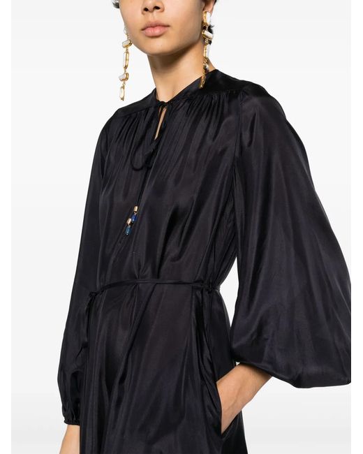 Zimmermann Blue Junie Billow Maxi Dress