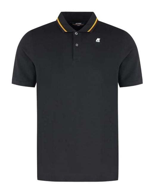 K-Way Black Polo Shirts for men