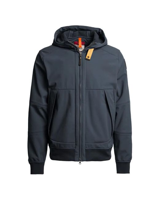 Parajumpers Blue Abner Hooded Jacket for men
