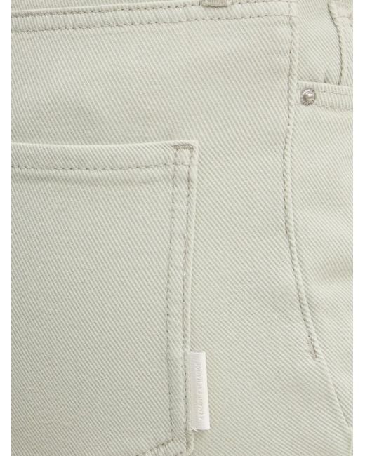 ARMANI EXCHANGE Natural Logo-Tag Cropped Jeans