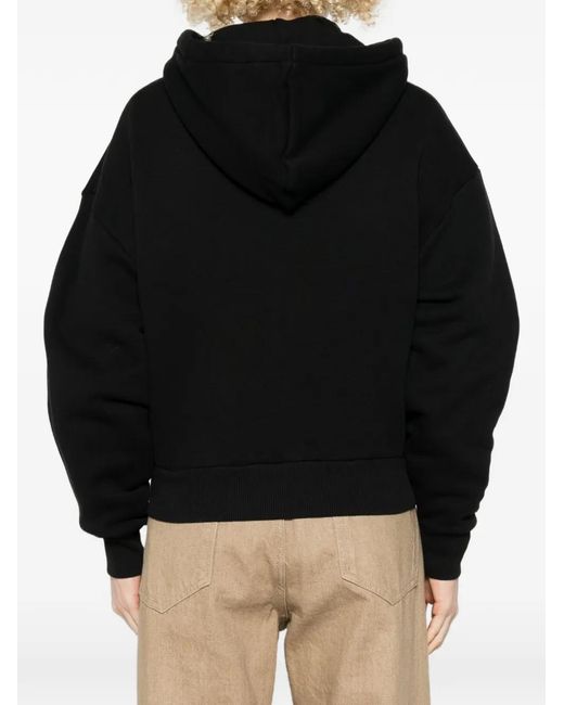 Autry Black Hoodie Main Sweatshirt
