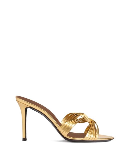 Giuseppe Zanotti Metallic Fara Sandals