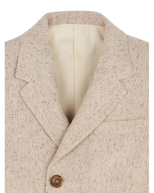 Fortela Natural Welt-Pocket Single-Breasted Blazer