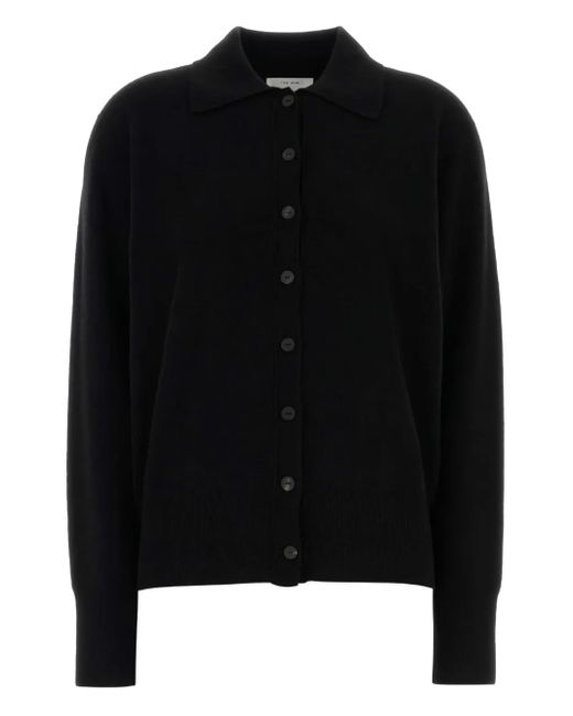 The Row Black Cashmere Lillia Cardigan