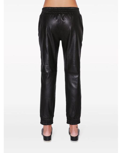 Rosetta Getty Gray Plonge Jogginghose Aus Leder