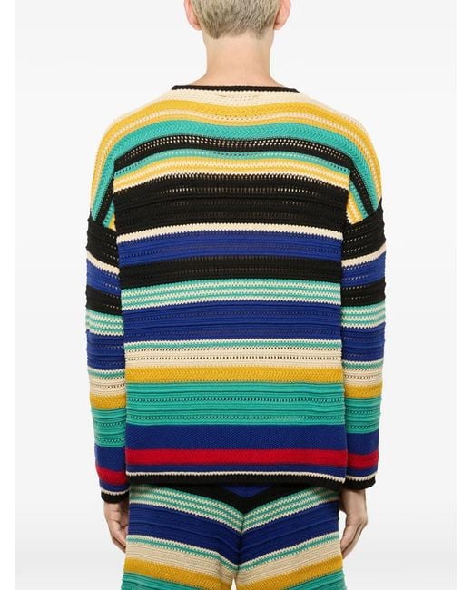 Pull À Rayures Laneus pour homme en coloris Black