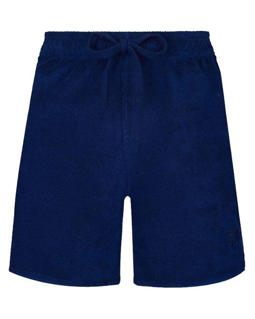 Vilebrequin Blue Shorts aus Frottee