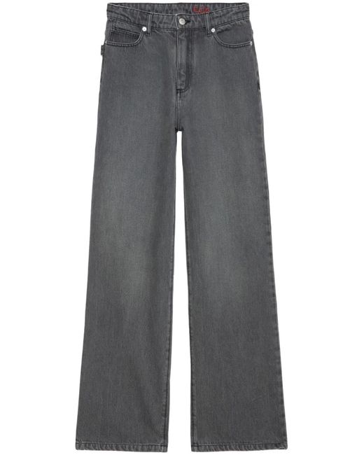 Zadig & Voltaire Gray Elio Straight-Leg Jeans