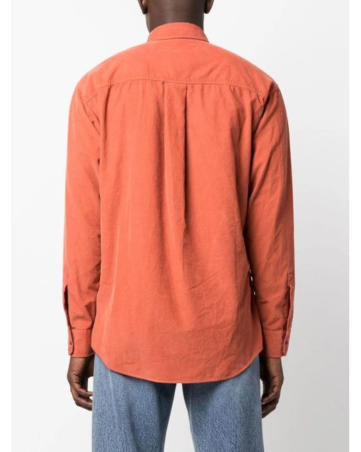 DSquared² Hemd Mit Logo-Patch in Orange für Herren