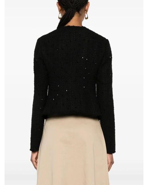 N°21 Black Crystal-Embellished Jacket