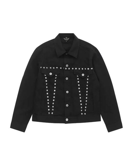 COMME DES GARÇON BLACK Black Studded Jacket for men