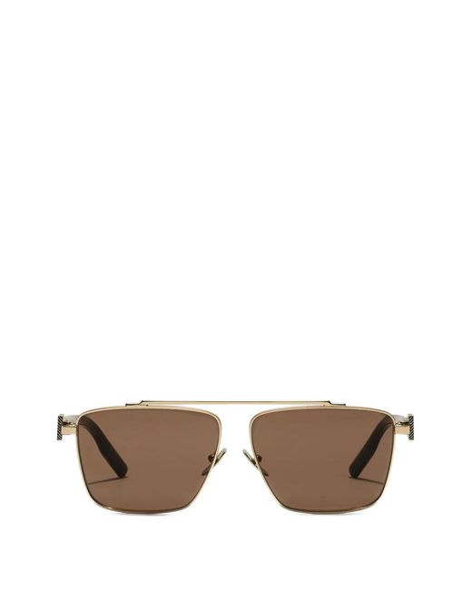 Dolce & Gabbana Metallic Lunettes De Soleil À Plaque En Métal for men