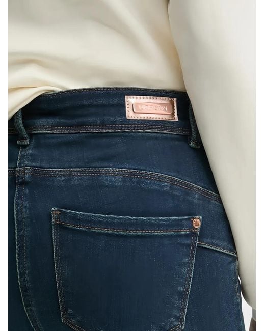Morgan Blue Five-Pocket Jeans