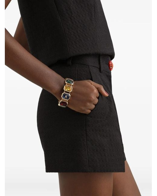 Dolce & Gabbana Black Fabric Bermuda Shorts