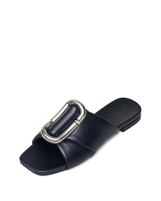 Marc Jacobs White Pop J Marc Sandals