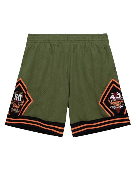 メンズ Mitchell & Ness Nba Chicago Bulls 1997 Flight Swingman ショートパンツ Green