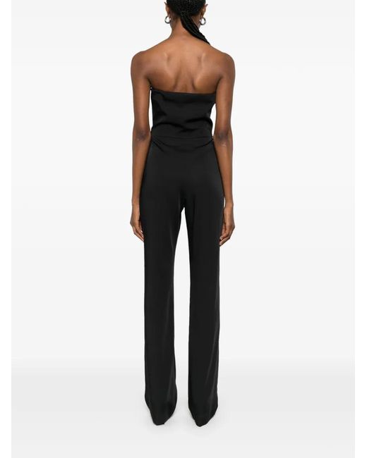 PT Torino Black Strapless Jumpsuit