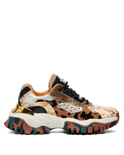 JOIA PARIS Natural Juice Patchwork Sneakers