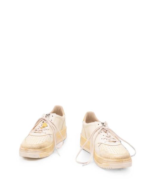 Autry Natural Medalist Leather Sneakers for men