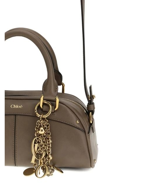 Chloé Brown Chloã Small Bowling Handbag