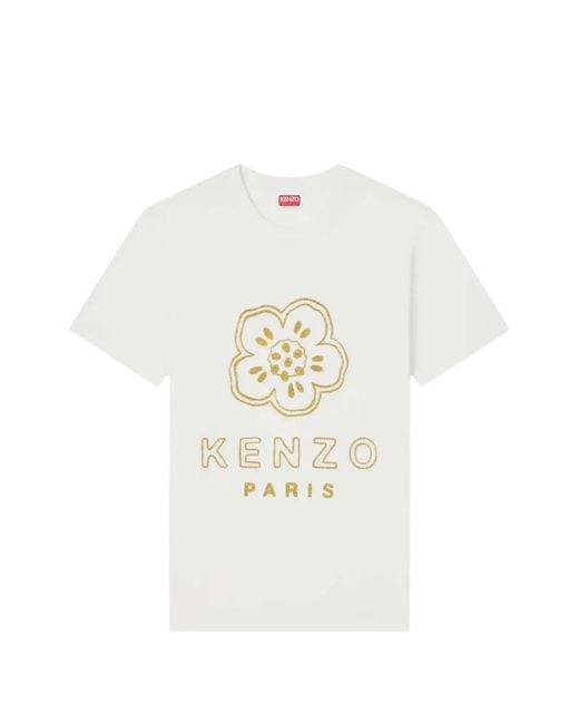 KENZO White Boke Flower T-Shirt for men