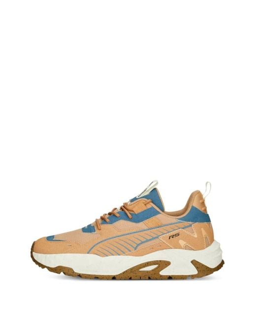 PUMA Blue Rs-Trck Earth Suede Sneakers for men