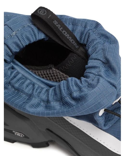 MM6 MAISON MARGIELA X SALOMON Blue Logo-patch Drawstring Sneakers