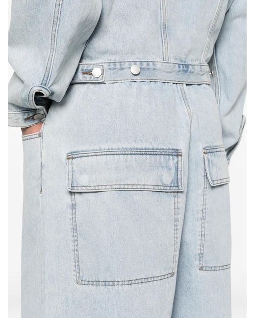 Entire studios Blue Spar Pocket Elasticated Shorts