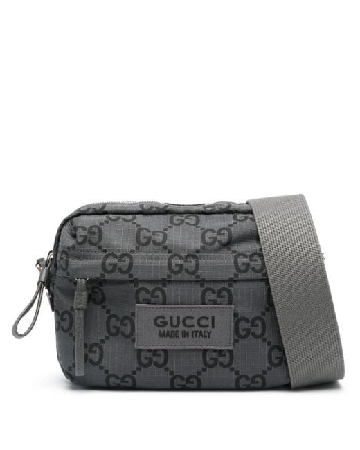 Gucci GG-Damier Medium Messengertas in het Gray voor heren