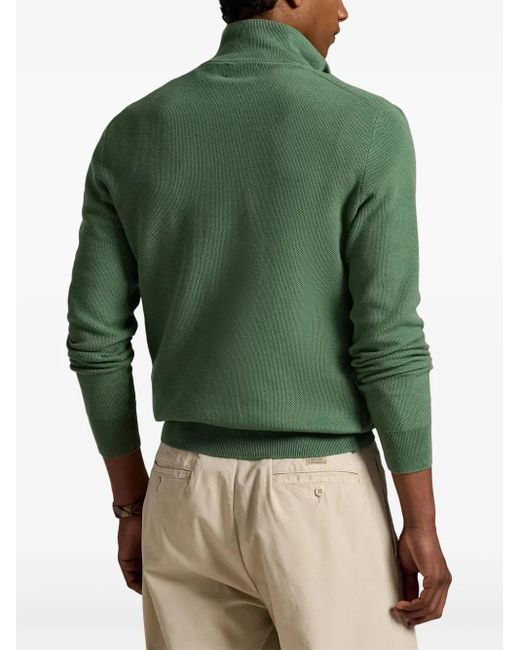 Polo Ralph Lauren Green Cotton Sweatshirt for men