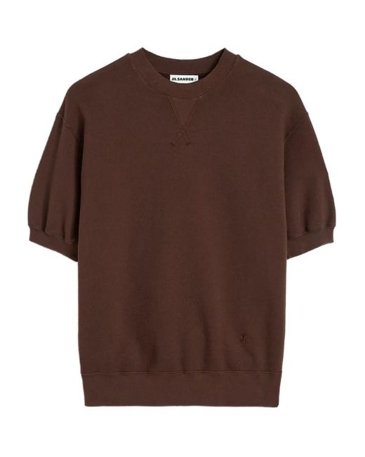 Jil Sander コットン Tシャツ Brown