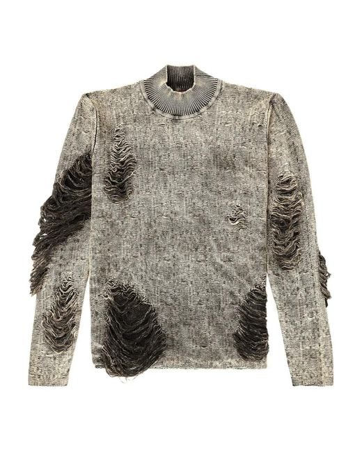 DIESEL Gray Turtlenecks for men