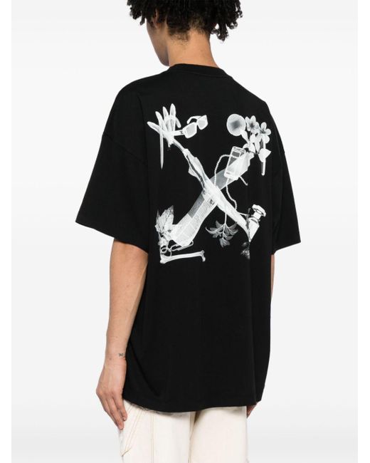 Off-White c/o Virgil Abloh T-Shirt mit Scan-Print in Black für Herren