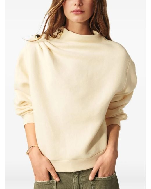 Ba&sh Natural Robbie Sweatshirt