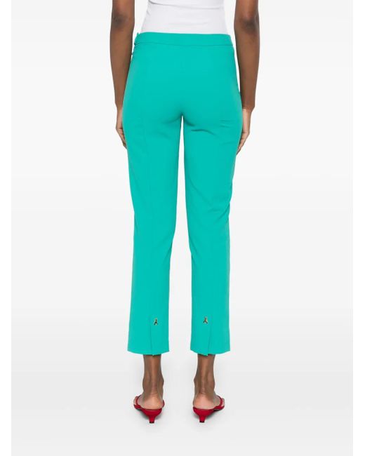 Patrizia Pepe Low-waisted Pants Blue