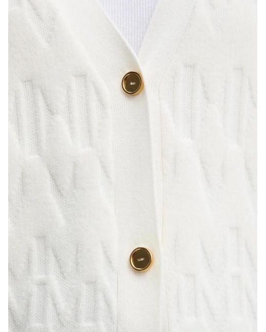 MARCIANO BY GUESS White Buttoned Cardigan